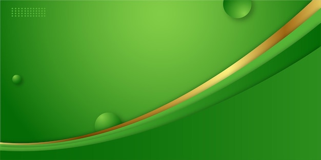 Vector fondo verde abstracto en blanco y fresco para powerpoint