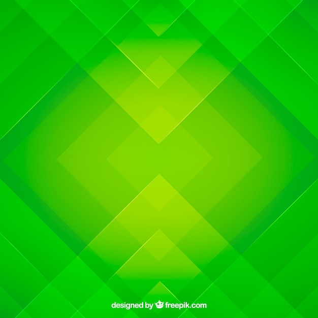 Vector fondo verde abstracto con diseño plano