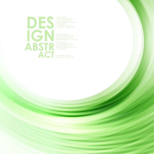 Fondo verde abstracto con líneas claras