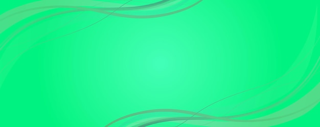 Fondo verde abstracto con ondas Ilustración vectorial para su diseño gráfico