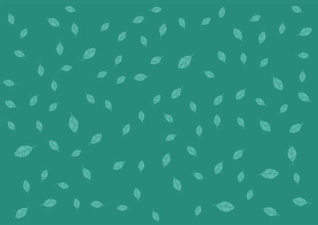 fondo verde abstracto con patrón de hojas