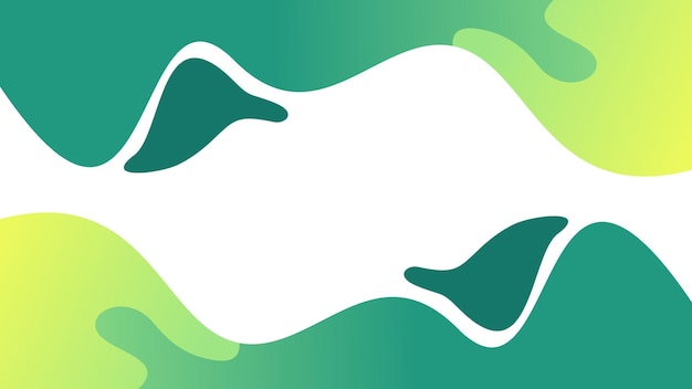 Un fondo verde y blanco con un círculo blanco en el medio.