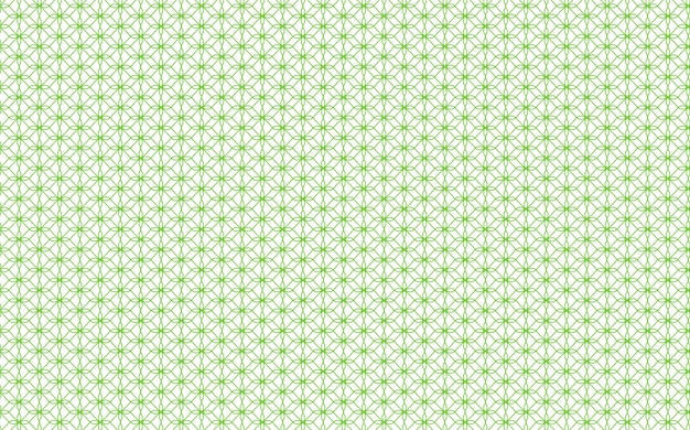Fondo verde y blanco con un patrón de triángulos.