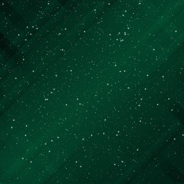 un fondo verde con copos de nieve
