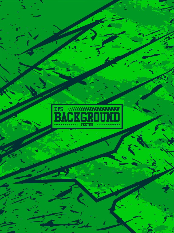 fondo verde efecto grunge de trazo oscuro