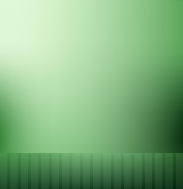 Fondo verde con efecto de piso de madera