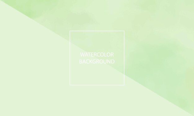 Un fondo verde con un fondo de acuarela.