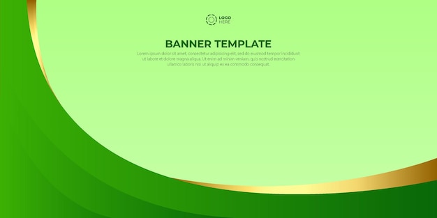 Fondo verde fresco y en blanco para la plantilla de presentación