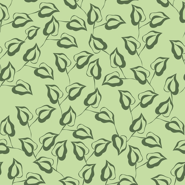 un fondo verde con hojas y la hoja de texto