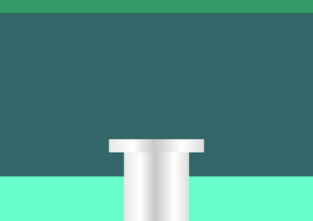 un fondo verde con una letra blanca en él