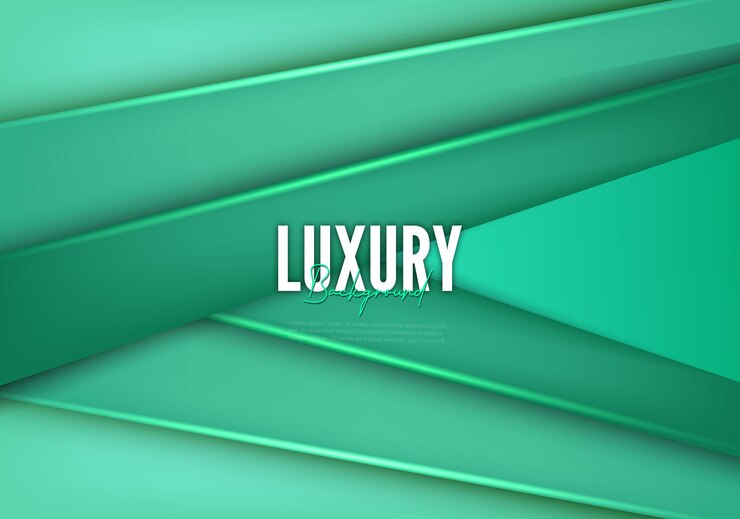Fondo verde de lujo fondos vectoriales brillantes