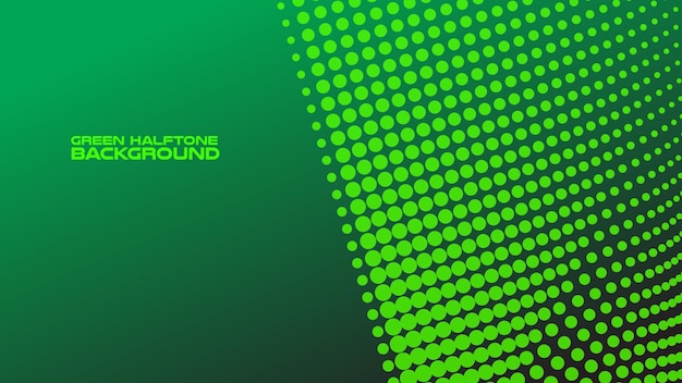 Fondo verde de medio tono con gradiente para el fondo o la presentación