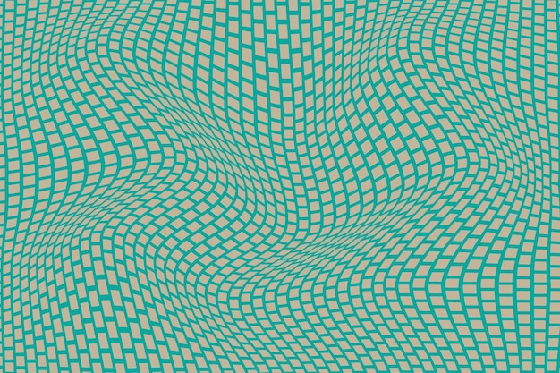 un fondo verde con un patrón de círculos en azul y verde