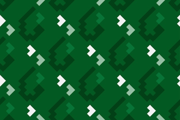un fondo verde con un patrón de formas geométricas