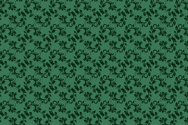 Fondo verde de patrón inconsútil