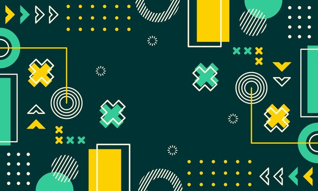 un fondo verde con puntos amarillos y verdes y un fondo verde