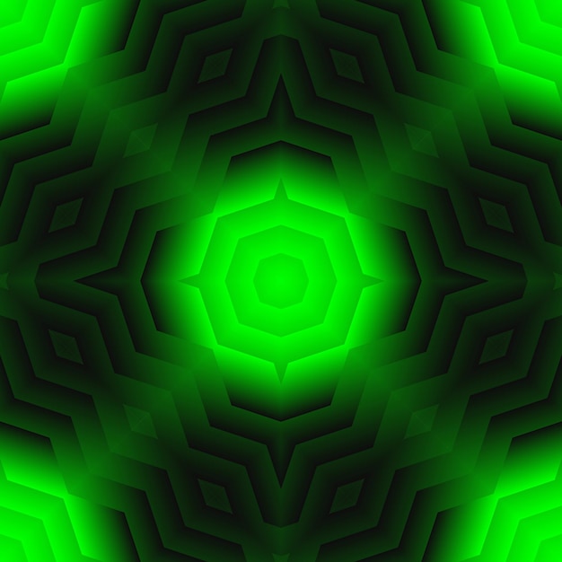 Fondo verde con rombo Patrón sin costura Vector