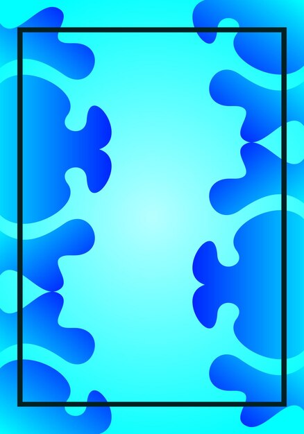 fondo vertical azul de onda abstracta