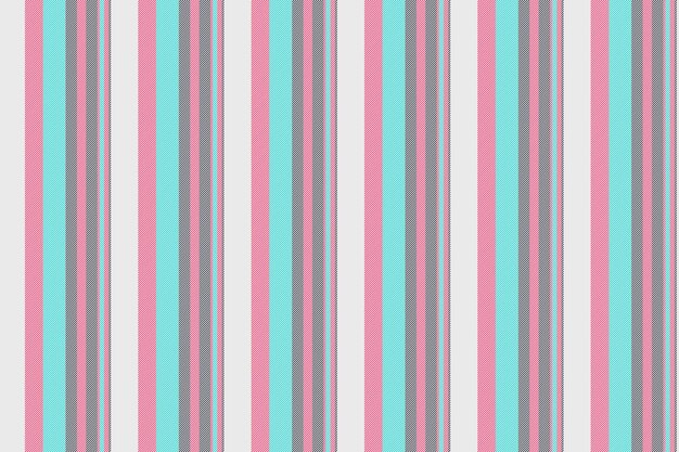 Fondo vertical sin costuras de líneas de rayas textiles con un patrón de textura vectorial en colores blanco y rojo