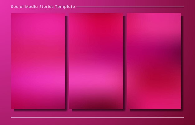 Fondo vertical de historias de Instagram de malla de degradado de San Valentín