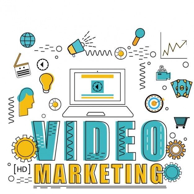 Fondo de vídeo de marketing