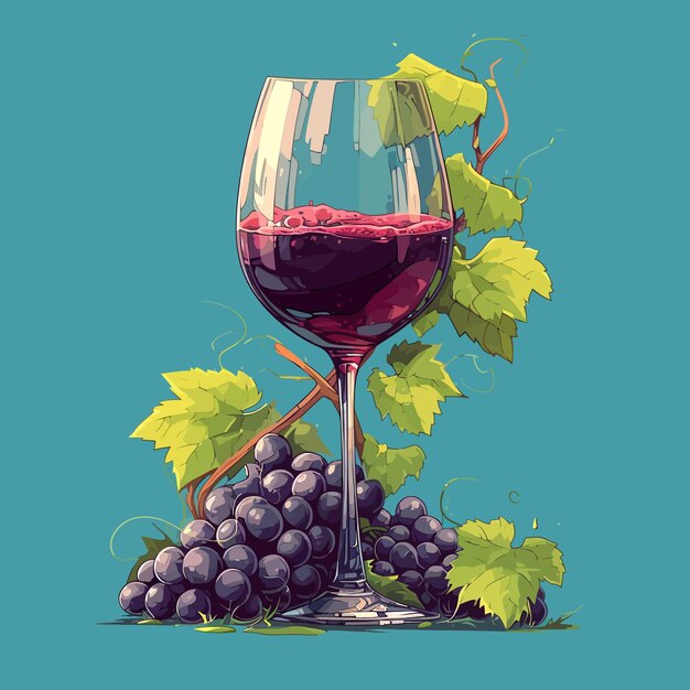 Vector fondo de vino tinto