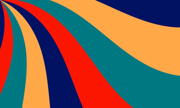 fondo vintage de colores ondulados y rayados