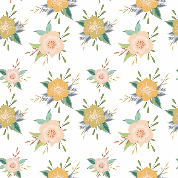 Fondo vintage con flor suave