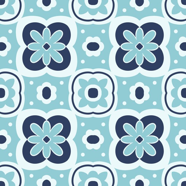 fondo vintage mandala ornamento cerámica patrón de mosaico geométrico retro
