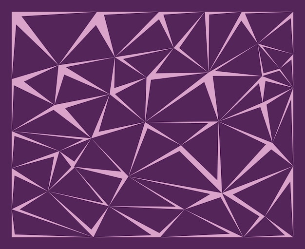 Fondo violeta abstracto de polígonos en fondo violeta