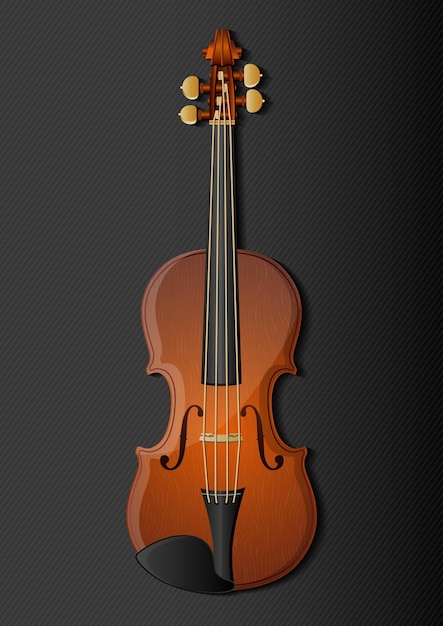 Fondo con violín clásico