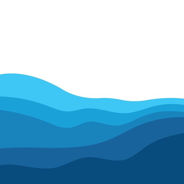 Fondo de Wave Abstract para el diseño de Flyer Banner Ilustración vectorial