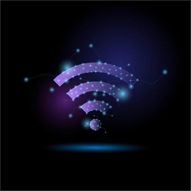 Vector fondo wifi