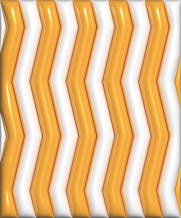 Fondo de zigzag inflado en 3D