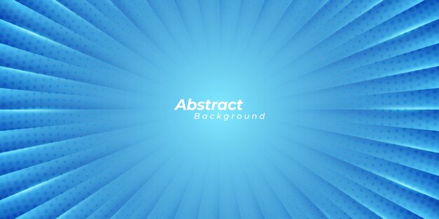 Fondo de zoom azul con líneas abstractas y puntos de círculo.