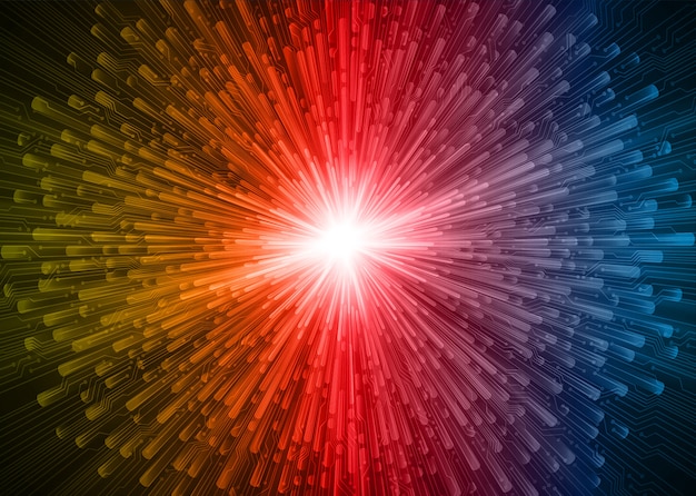 Vector fondo de zoom luz abstracta