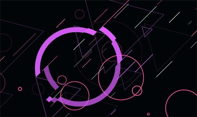 Los fondos abstractos del ciberpunk