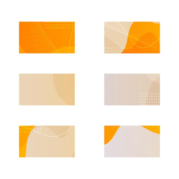 Fondos abstractos con colores naranja y beige