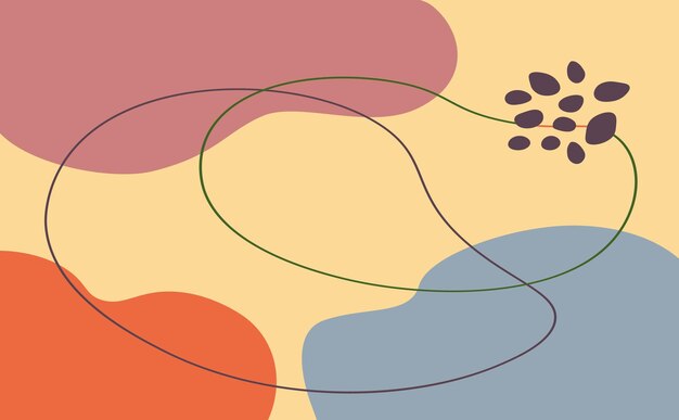 fondos abstractos dibujados a mano varias formas y objetos de garabateo vectorial moderno moderno de moda