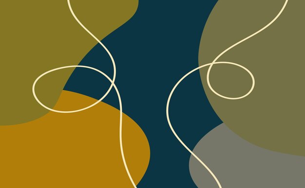 fondos abstractos dibujados a mano varias formas y objetos de garabateo vectorial moderno moderno de moda