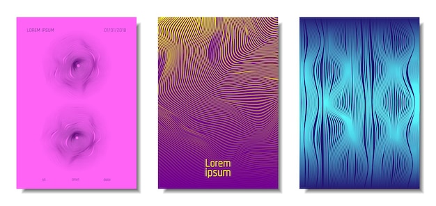 Fondos abstractos con efecto d
