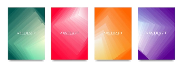 Fondos abstractos de gradiente colorido para el diseño moderno