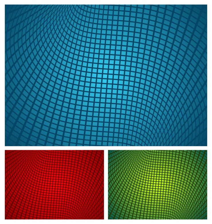Vector fondos brillantes con adornos ondulados ilustración vectorial