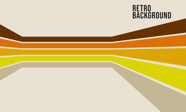 Fondos de colores vintage establecidos desde los años 70