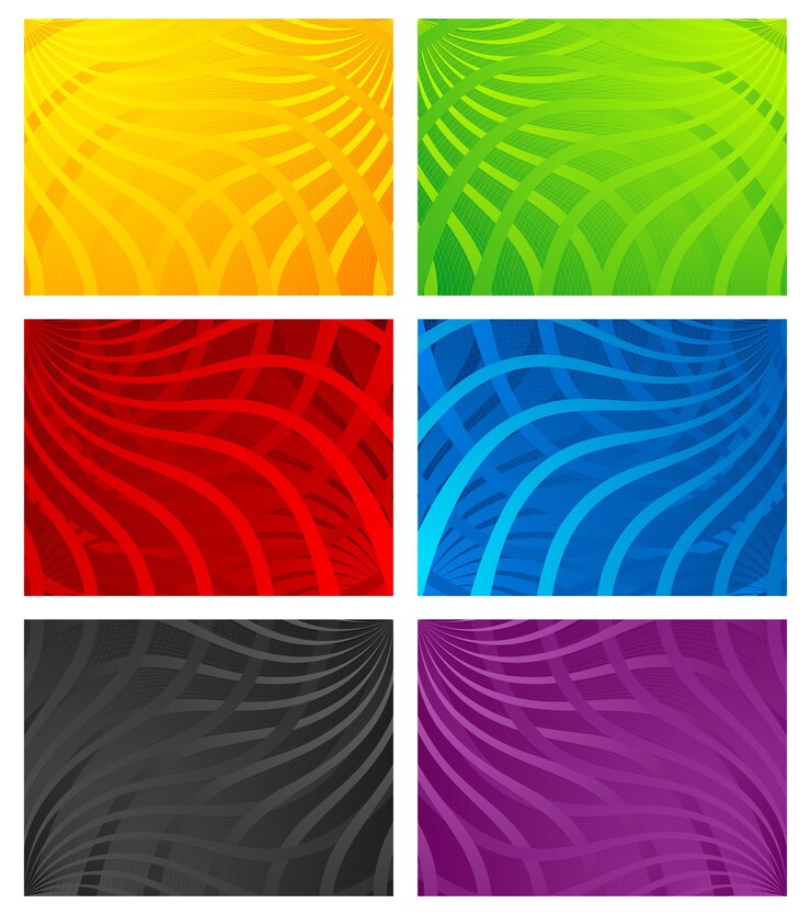 Vector fondos coloridos línea ondulada