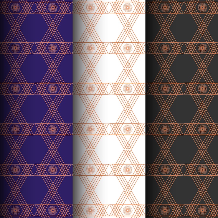 Vector fondos sin costuras abstractos con patrón impresible