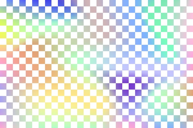 Fondos a cuadros de moda con un brillante arco iris psicodélico