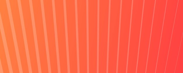 Fondos degradados naranjas modernos con líneas Banner de encabezado Fondos de presentación abstractos geométricos brillantes Ilustración vectorial