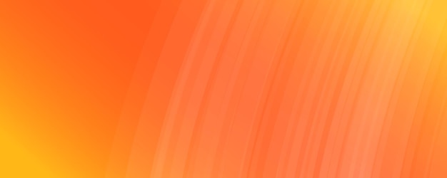 Fondos degradados naranjas modernos con líneas Banner de encabezado Fondos de presentación abstractos geométricos brillantes Ilustración vectorial