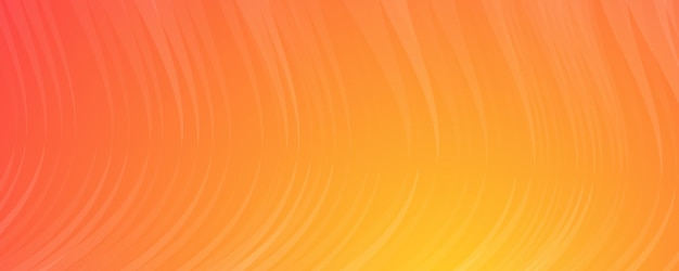 Fondos degradados naranjas modernos con líneas Banner de encabezado Fondos de presentación abstractos geométricos brillantes Ilustración vectorial